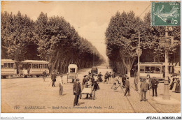 AFZP4-13-0298 - MARSEILLE - Rond-point Et Promenade Du Prado - The Canebière, City Centre