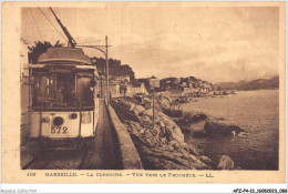 AFZP4-13-0297 - MARSEILLE - La Corniche - Vue Vers Le Prophète - Endoume, Roucas, Corniche, Spiaggia