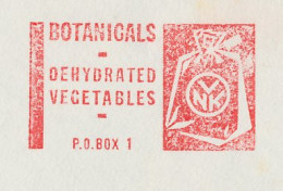 Meter Cover Netherlands 1967 Botanicals - Dehydrated Vegetables - Groenten