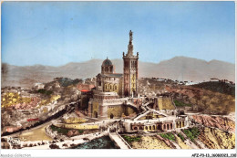 AFZP3-13-0239 - MARSEILLE - Vue Aérienne De Notre-dame De La Garde - Notre-Dame De La Garde, Lift En De Heilige Maagd