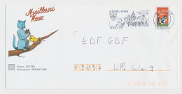 Postal Stationery France 2003 Cat - Bird - Mouse - Other & Unclassified
