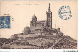 AFZP3-13-0197 - MARSEILLE - Notre-dame De La Garde  - Notre-Dame De La Garde, Aufzug Und Marienfigur