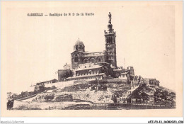 AFZP3-13-0192 - MARSEILLE - Basilique De Notre-dame De La Garde  - Notre-Dame De La Garde, Aufzug Und Marienfigur