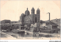 AFZP3-13-0180 - MARSEILLE - Cathédrale Et Canal St-jean - Joliette, Zone Portuaire