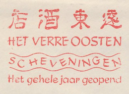 Meter Cover Netherlands 1952 The Far East - Scheveningen - Ohne Zuordnung