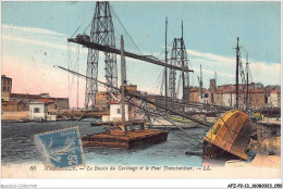 AFZP2-13-0109 - MARSEILLE - Le Bassin Du Carénage Et Le Pont Transbordeur - Oude Haven (Vieux Port), Saint Victor, De Panier