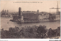 AFZP2-13-0113 - MARSEILLE - Le Fort St-jean Et La Cathédrale - Joliette, Hafenzone