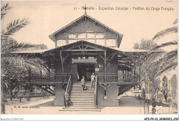AFZP2-13-0100 - MARSEILLE - Exposition Coloniale - Pavillon Du Congo Français - Kolonialausstellungen 1906 - 1922
