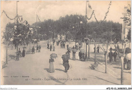 AFZP2-13-0096 - MARSEILLE - Exposition Coloniale - La Grande Allée - Exposiciones Coloniales 1906 - 1922