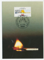 Maximum Card Germany 1984 Smoking - Bad - Match - Tobacco