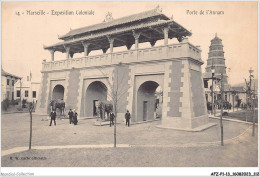 AFZP1-13-0057 - MARSEILLE - Exposition Coloniale - Porte De L'annam - Colonial Exhibitions 1906 - 1922