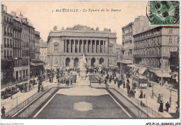 AFZP1-13-0038 - MARSEILLE - Le Square De La Bourse - Canebière, Stadscentrum