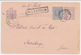 Trein Haltestempel Hilversum 1888 - Covers & Documents