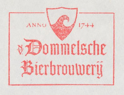 Meter Cover Netherlands 1969 Beer - Dommelsch Brewery - Vini E Alcolici