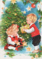 Buon Anno Natale BAMBINO Vintage Cartolina CPSM #PAW444.IT - Neujahr