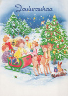 Buon Anno Natale BAMBINO Vintage Cartolina CPSM #PAW572.IT - Neujahr