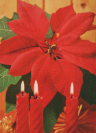 Buon Anno Natale CANDELA Vintage Cartolina CPSM #PAW322.IT - Neujahr