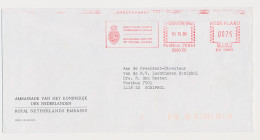 Meter Cover Netherlands 1989 Royal Netherlands Embassy - Unclassified