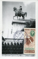 X0605 Egypt, Maximum 1956, Alexandria The Equestrian Statue Of Mohammed Aly - Lettres & Documents