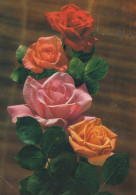 FIORI Vintage Cartolina CPSM #PAS538.IT - Flowers