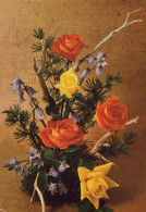 FIORI Vintage Cartolina CPSM #PAS601.IT - Flowers
