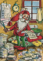 BABBO NATALE Natale Vintage Cartolina CPSM #PAK799.IT - Santa Claus