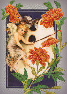 ANGELO Buon Anno Natale Vintage Cartolina CPSM #PAJ164.IT - Angels