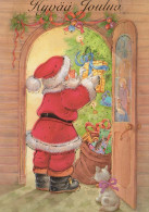 BABBO NATALE Natale Vintage Cartolina CPSM #PAJ552.IT - Santa Claus