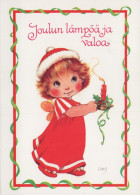 ANGELO Buon Anno Natale Vintage Cartolina CPSM #PAJ035.IT - Angels