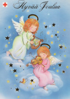 ANGELO Buon Anno Natale Vintage Cartolina CPSM #PAH903.IT - Anges