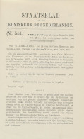 Staatsblad 1923 : Uitgifte Tooropzegels Emissie 1923 - Briefe U. Dokumente