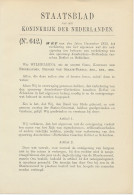 Staatsblad 1933 : Spoorlijn Kethel - Schiedam - Historische Documenten