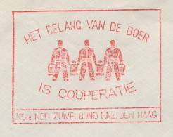 Meter Cover Netherlands 1963 Royal Dutch Dairy Association - Milkman - Levensmiddelen