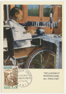 Maximum Card France 1964 Rehabilitation Of Paralyzed - Handicaps