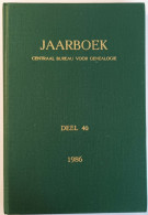 Jaarboek 1986 Centraal Bureau Voor Genealogie, Deel 40 - Other & Unclassified