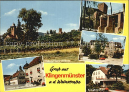 72580477 Klingenmuenster Burg Landeck August Becker Denkmal Klingbachhof Keyermu - Autres & Non Classés