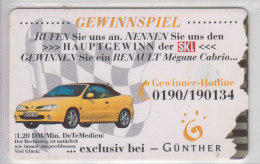 GERMANY 1998 GUNTHER LOTTERY CAR RENAULT - R-Series : Regions