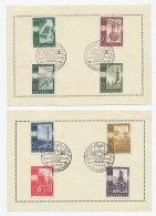Sheets / Postmark Austria 1947 Spring Fair Vienna - FDC - Carnevale