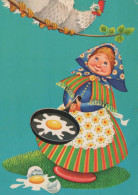 OSTERN EI Vintage Ansichtskarte Postkarte CPSM #PBO121.DE - Pasen