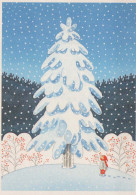 Neujahr Weihnachten Vintage Ansichtskarte Postkarte CPSM #PBN569.DE - Nieuwjaar