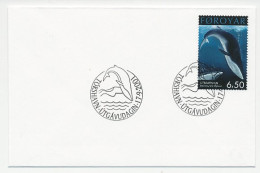Cover / Postmark Faroe Islands 2001 Whale - Sonstige & Ohne Zuordnung