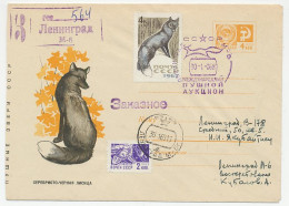 Registered Postal Stationery / Postmark Soviet Union 1968 Polar Fox - Otros & Sin Clasificación