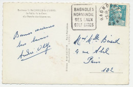 Card / Postmark France 1951 Golf - Otros & Sin Clasificación