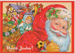 WEIHNACHTSMANN SANTA CLAUS Neujahr Weihnachten Vintage Ansichtskarte Postkarte CPSM #PBB074.DE - Santa Claus