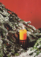 Neujahr Weihnachten KERZE Vintage Ansichtskarte Postkarte CPSM #PBA254.DE - Nouvel An