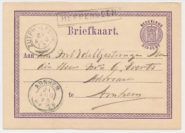 Trein Haltestempel Heerenveen 1873 - Brieven En Documenten