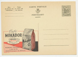 Publibel - Postal Stationery Belgium 1954 Coffee - Mokador - Andere & Zonder Classificatie