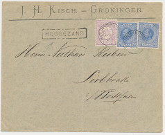 Trein Haltestempel Hoogezand 1889 - Brieven En Documenten