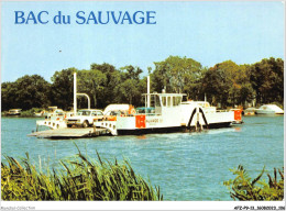 AFZP9-13-0736 - Reflet De Camargue - Traversée Du Petit Rhône Avec - LE BAC DU SAUVAGE - Saintes Maries De La Mer