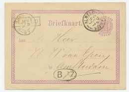 Trein Takjestempel Almelo - Enschede 1877 - Lettres & Documents